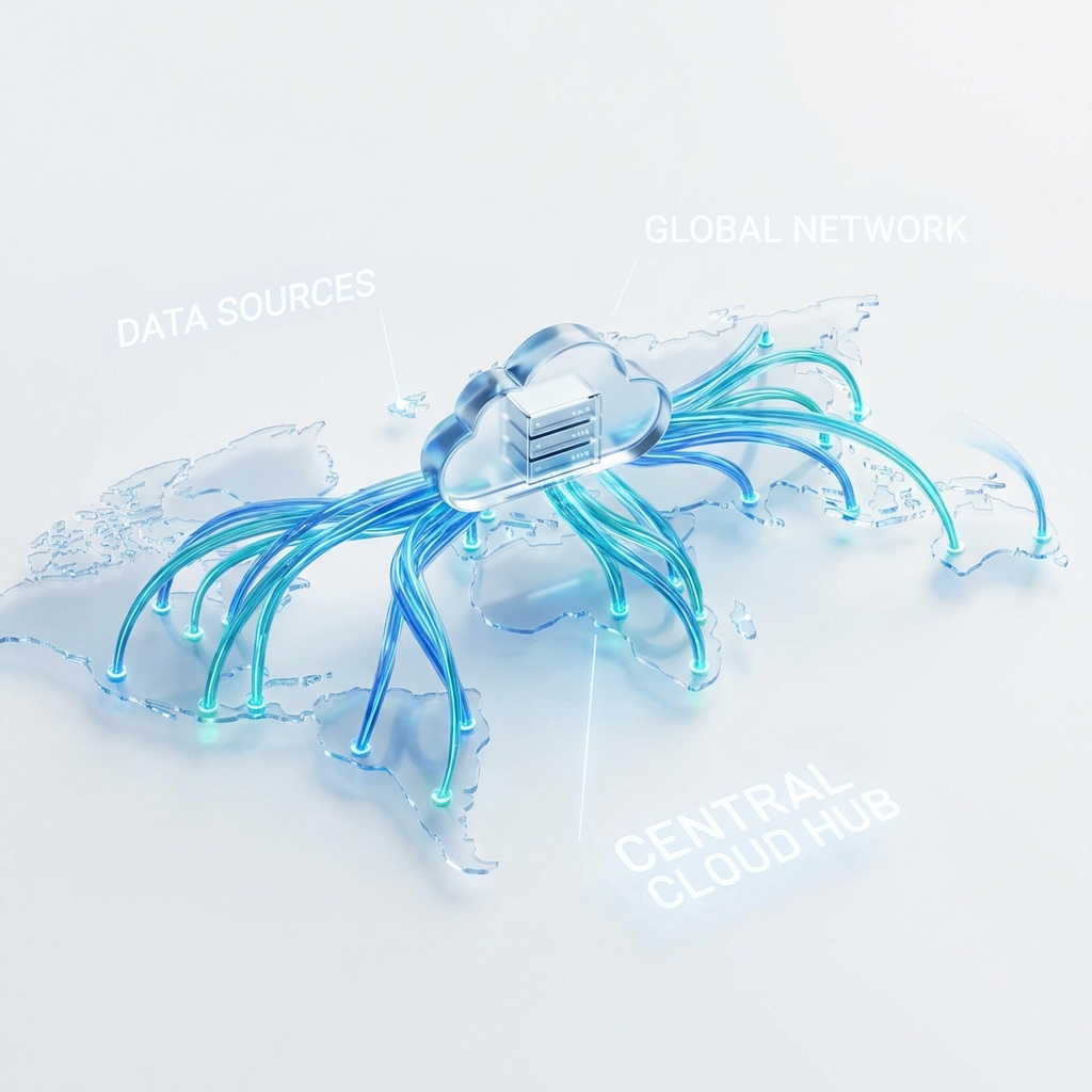 Central Cloud Data Flow